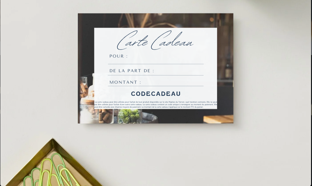 Carte-Cadeau PÉPITES